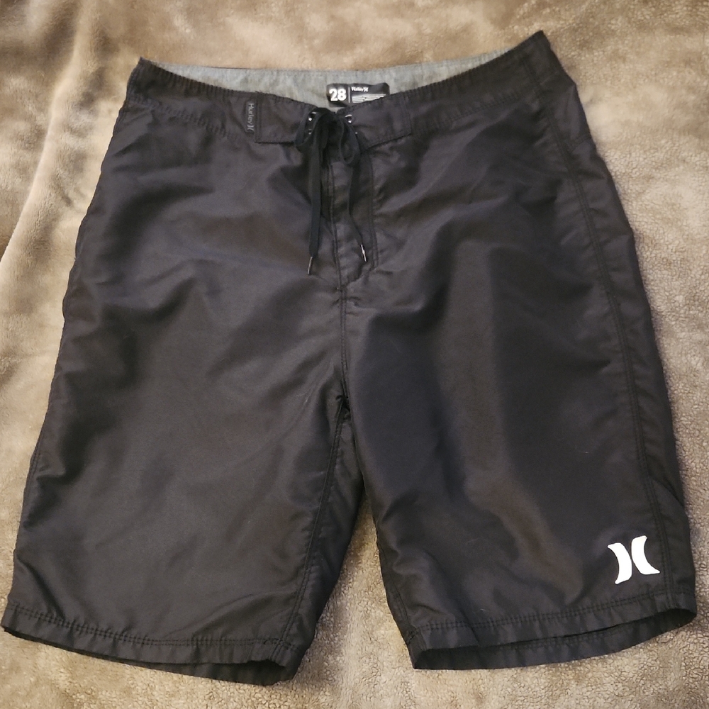 Hurley Black Board Shorts Size 28